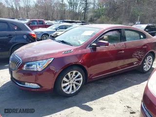 2015 Buick LaCrosse Leather with VIN 1G4GB5G36FF273449, listed as a IAAI auction lot 42059786 with 45,228 mi miles. Bid and sale history available at carsss.com. Image 2.