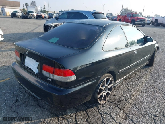 2000 Honda Civic EX with VIN 1HGEJ8145YL034708, listed as a IAAI auction lot 41439528 with 356,246 mi miles. Bid and sale history available at carsss.com. Image 4.