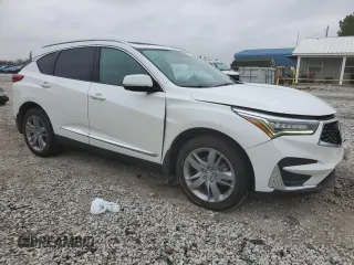 2020 Acura RDX Advance with VIN 5J8TC2H7XLL022755, listed as a Copart auction lot 81921734 with 112,489 mi miles and Salvage title. Bid and sale history available at DreamBid. Image 4.