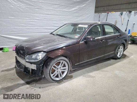 2012 Mercedes-Benz C 300 Sport with VIN WDDGF8BB3CR230244, listed as a Copart auction lot 47046855 with 112,648 mi miles and Salvage Title. Bid and sale history available at DreamBid. Image 1.