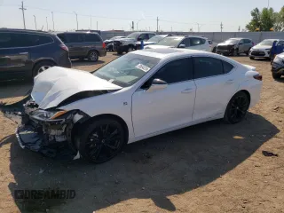 2022 Lexus ES 300h F Sport with VIN 58AGA1C12NU023807, listed as a Copart auction lot 70654224 with Not provided miles and Salvage title. Bid and sale history available at DreamBid. Image 1.