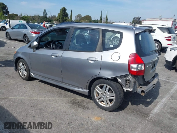 2007 Honda Fit Sport with VIN JHMGD38637S031947, listed as a IAAI auction lot 41613883 with 250,981 mi miles. Bid and sale history available at carsss.com. Image 3.