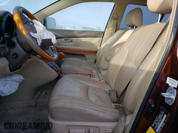 2009 Lexus RX 350 with VIN JTJGK31U199852195, listed as a Copart auction lot 86862714 with Not Provided miles and Salvage Title. Bid and sale history available at DreamBid. Image 7.