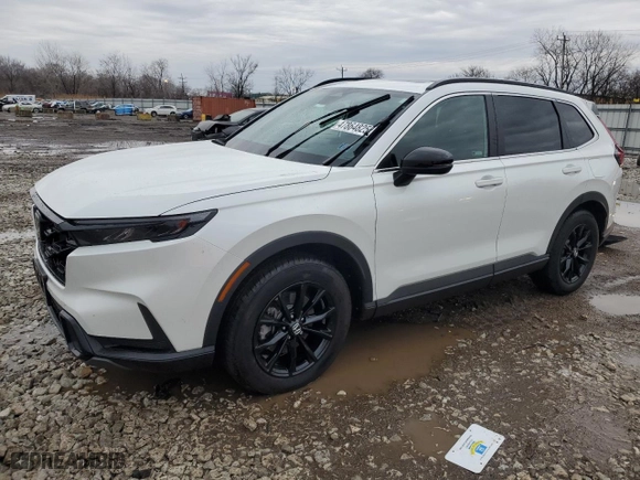 2024 Honda CR-V Hybrid Sport with VIN 7FARS6H59RE016642, listed as a Copart auction lot 47864825 with 105,353 mi miles and Salvage Title. Bid and sale history available at carsss.com. Image 1.
