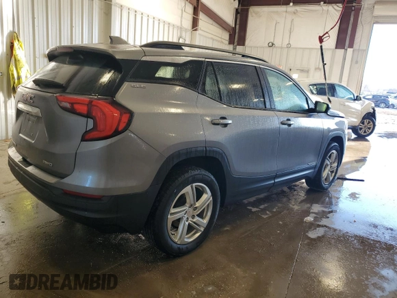 2021 GMC Terrain SLE with VIN 3GKALTEV7ML341748, listed as a Copart auction lot 89196355 with 41,618 mi miles and Salvage Title. Bid and sale history available at carsss.com. Image 3.