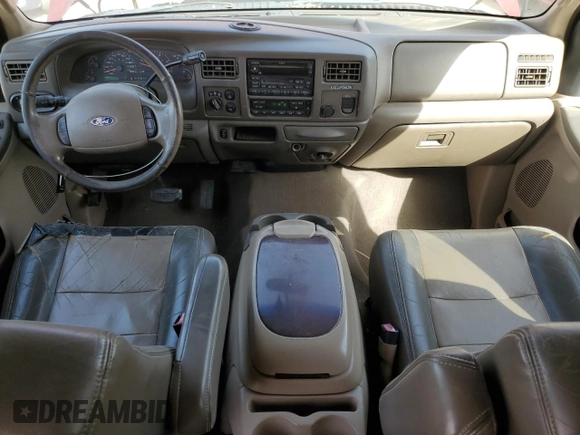 2003 Ford Excursion z VIN 1FMSU45F53EA92386, wystawiony jako Copart lot #47809505 z przebiegiem 147 603 mil mil oraz Szkoda całkowita • Salvage title. Historia ofert i sprzedaży dostępna na DreamBid. Obrazek 8.