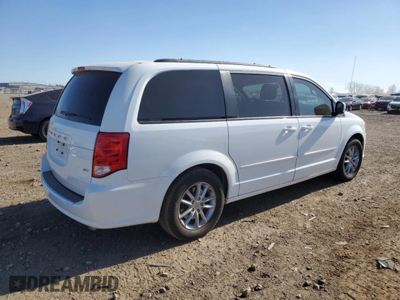 2014 Dodge Grand Caravan SXT with VIN 2C4RDGCG8ER283953, listed as a Copart auction lot 53002295 with Not Provided miles and Salvage Title. Bid and sale history available at DreamBid. Image 3.