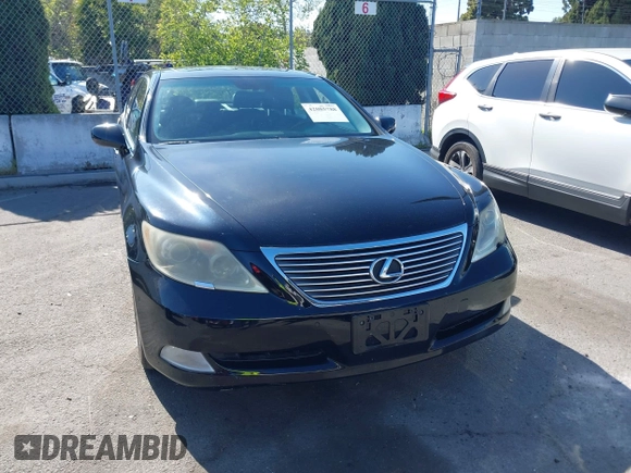 2008 Lexus LS 460 with VIN JTHBL46F385083603, listed as a IAAI auction lot 42085788 with Not Provided miles and . Bid and sale history available at DreamBid. Image 13.