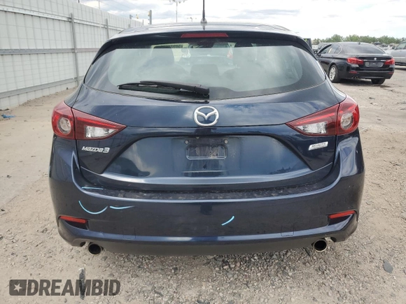 2017 Mazda 3 Touring with VIN 3MZBN1L7XHM138580, listed as a Copart auction lot 58924525 with 101,717 mi miles and Salvage title. Bid and sale history available at DreamBid. Image 6.