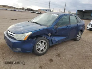 2008 Ford Focus SE with VIN 1FAHP35N98W243356, listed as a Copart auction lot 49072345 with 99,362 mi miles and Salvage Title. Bid and sale history available at carsss.com. Image 1.