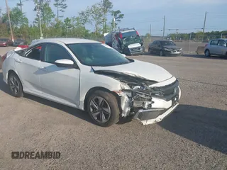 2020 Honda Civic LX with VIN 19XFC2F62LE212421, listed as a IAAI auction lot 41909995 with 46,312 mi miles and . Bid and sale history available at DreamBid. Image 1.