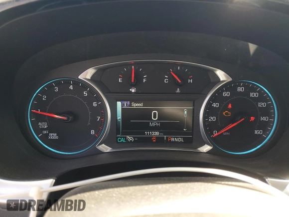 2018 Chevrolet Traverse LT Cloth with VIN 1GNERGKW7JJ259013, listed as a Copart auction lot 60332165 with 111,339 mi miles and Salvage title. Bid and sale history available at DreamBid. Image 9.