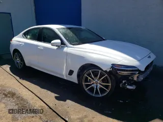 2023 Genesis G70 2.0T with VIN KMTG34TA9PU129246, listed as a Copart auction lot 60851434 with 12,407 mi miles and Non Repairable. Bid and sale history available at DreamBid. Image 4.