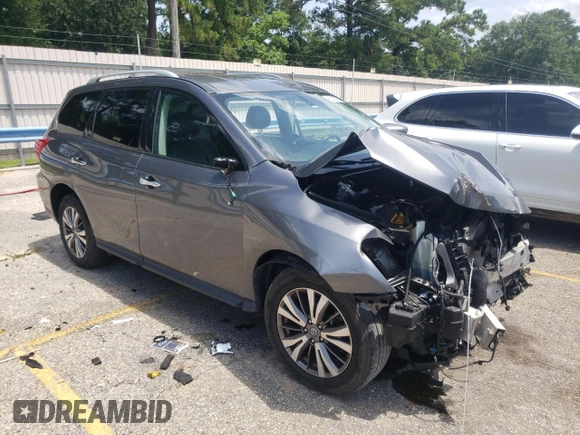 2019 Nissan Pathfinder S with VIN 5N1DR2MM0KC607951, listed as a Copart auction lot 62552925 with 86,510 mi miles and Salvage title. Bid and sale history available at DreamBid. Image 4.