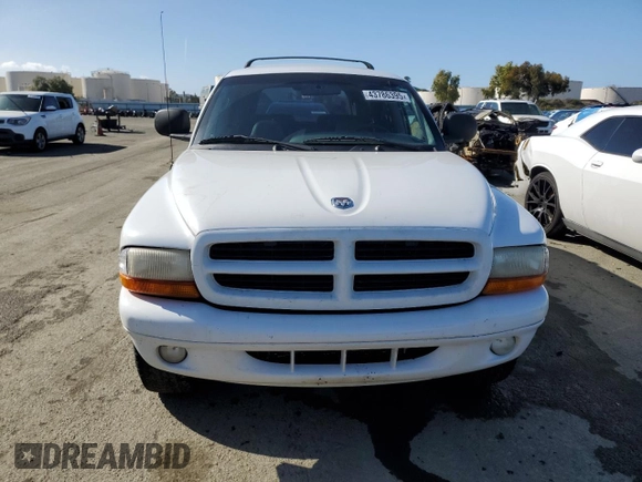 1999 Dodge Durango z VIN 1B4HS28Z5XF638406, wystawiony jako Copart lot #43786395 z przebiegiem 156 013 mil mil oraz Czysty tytuł • Clean title. Historia ofert i sprzedaży dostępna na DreamBid. Obrazek 5.
