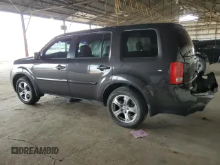 2012 Honda Pilot EX-L with VIN 5FNYF3H59CB032843, listed as a Copart auction lot 51201795 with 129,714 mi miles and Salvage Title. Bid and sale history available at DreamBid. Image 2.