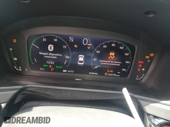 2024 Honda Accord EX-L with VIN 1HGCY2F63RA008938, listed as a Copart auction lot 56930515 with 25,759 mi miles and Salvage title. Bid and sale history available at DreamBid. Image 9.