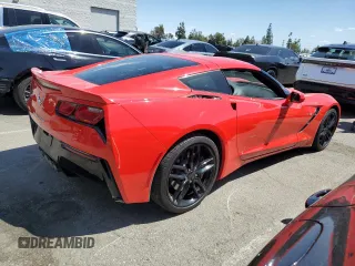 2019 Chevrolet Corvette 1LT with VIN 1G1YB2D73K5111639, listed as a Copart auction lot 50060404 with 24,787 mi miles and Salvage Title. Bid and sale history available at carsss.com. Image 3.