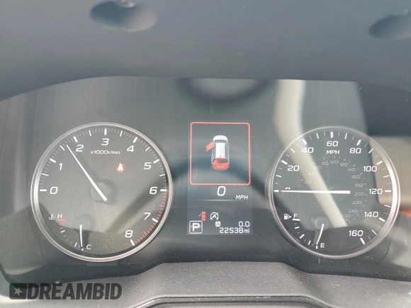 2024 Subaru Outback Premium with VIN 4S4BTAFC9R3103514, listed as a Copart auction lot 58248755 with 22,538 mi miles and Salvage title. Bid and sale history available at DreamBid. Image 9.