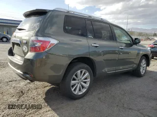 2010 Toyota Highlander Hybrid with VIN JTEBW3EH8A2045874, listed as a Copart auction lot 49644965 with 130,070 mi miles and Salvage Title. Bid and sale history available at carsss.com. Image 3.