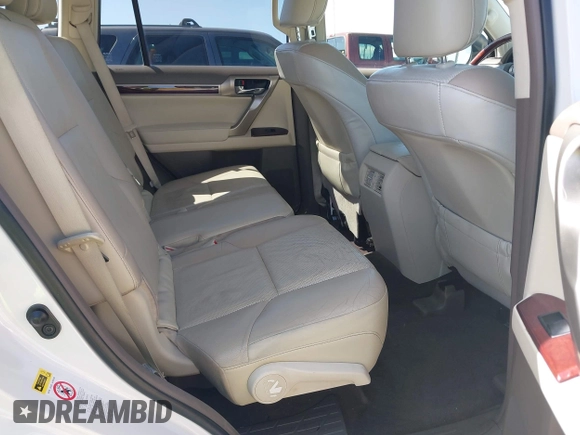 2011 Lexus GX 460 with VIN JTJBM7FX3B5024239, listed as a IAAI auction lot 41958654 with 215,380 mi miles. Bid and sale history available at carsss.com. Image 8.