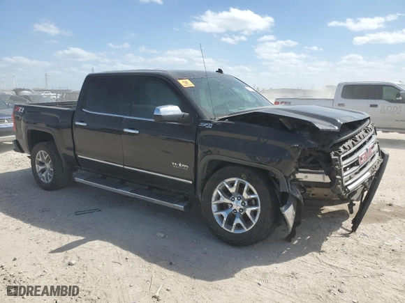 2014 GMC Sierra 1500 SLT with VIN 3GTU2VEC0EG535618, listed as a Copart auction lot 49798505 with 0 mi miles and Salvage Title. Bid and sale history available at carsss.com. Image 4.