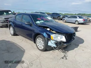 2014 Dodge Avenger SE with VIN 1C3CDZAB1EN111015, listed as a IAAI auction lot 42330669 with 82,265 mi miles and . Bid and sale history available at DreamBid. Image 1.