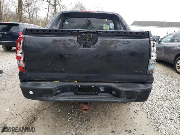 2010 Chevrolet Avalanche LS with VIN 3GNVKEE07AG168082, listed as a Copart auction lot 52807795 with 243,077 mi miles and Clean Title. Bid and sale history available at carsss.com. Image 6.