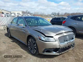2020 Lincoln Continental Standard with VIN 1LN6L9VK2L5603518, listed as a IAAI auction lot 41860373 with 74,957 mi miles. Bid and sale history available at carsss.com. Image 1.