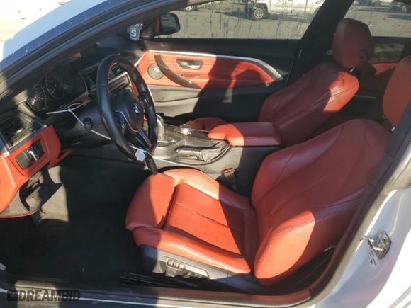 2015 BMW 4 Series 435i with VIN WBA3R1C52FK195223, listed as a Copart auction lot 87753195 with 97,856 mi miles and Salvage Title. Bid and sale history available at carsss.com. Image 7.