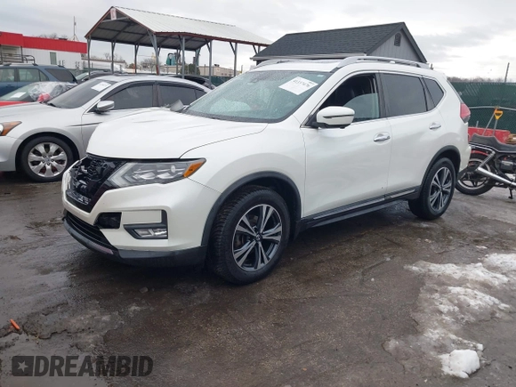 2017 Nissan Rogue SL with VIN 5N1AT2MV8HC830938, listed as a IAAI auction lot 41337476 with 117,940 mi miles. Bid and sale history available at carsss.com. Image 18.