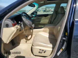 2009 Lexus LS 460 with VIN JTHBL46F495086267, listed as a Copart auction lot 50004355 with 114,937 mi miles and Salvage Title. Bid and sale history available at DreamBid. Image 7.