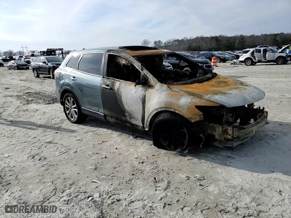 2012 Mazda CX-9 Grand Touring with VIN JM3TB3DV4C0351651, listed as a Copart auction lot 41850815 with 0 mi miles and Non Repairable. Bid and sale history available at carsss.com. Image 12.