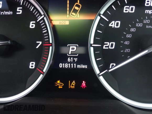 2020 Acura TLX w/Technology Pkg with VIN 19UUB1F57LA015342, listed as a IAAI auction lot 41553319 with 18,111 mi miles. Bid and sale history available at carsss.com. Image 15.