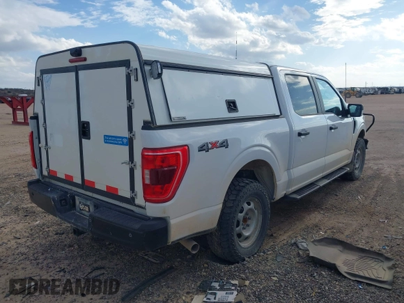 2023 Ford F-150 XL with VIN 1FTFW1E54PKD38809, listed as a IAAI auction lot 41656998 with 29,343 mi miles. Bid and sale history available at carsss.com. Image 4.