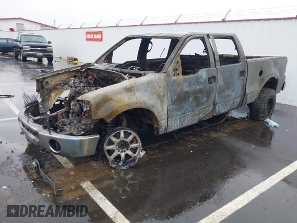 2007 Ford F-150 XLT with VIN 1FTPW14V97FA25690, listed as a IAAI auction lot 41855023 with 1 mi miles. Bid and sale history available at carsss.com. Image 2.
