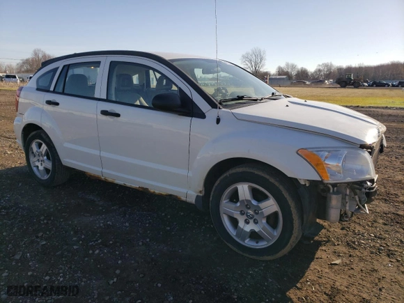 2008 Dodge Caliber SE with VIN 1B3HB28B78D661853, listed as a Copart auction lot 49283585 with 184,337 mi miles and Salvage Title. Bid and sale history available at carsss.com. Image 4.