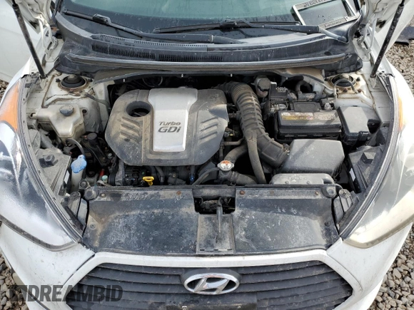 2014 Hyundai Veloster Turbo with VIN KMHTC6AE5EU192450, listed as a Copart auction lot 46079985 with 248,843 mi miles and Salvage Title. Bid and sale history available at carsss.com. Image 12.