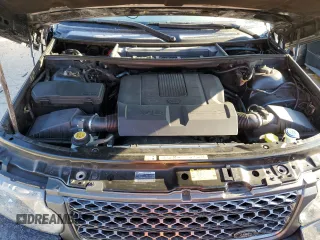 2011 Land Rover Range Rover HSE with VIN SALME1D45BA358416, listed as a Copart auction lot 44699005 with 105,737 mi miles and Salvage title. Bid and sale history available at DreamBid. Image 12.