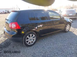 2009 Volkswagen Rabbit S with VIN WVWDB71K19W006730, listed as a IAAI auction lot 41546917 with 108,780 mi miles. Bid and sale history available at carsss.com. Image 4.