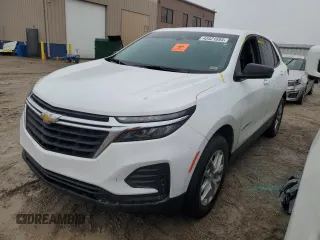 2022 Chevrolet Equinox LS z VIN 3GNAX5EV3NS161855, wystawiony jako Copart lot #43421695 z przebiegiem 94 383 mil mil oraz Szkoda całkowita • Salvage title. Historia ofert i sprzedaży dostępna na DreamBid. Obrazek 1.