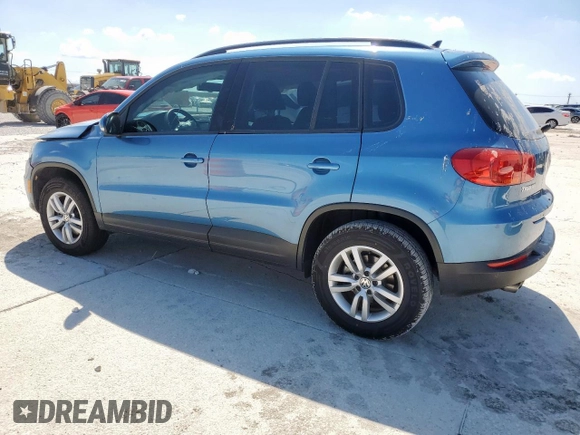 2017 Volkswagen Tiguan S с VIN WVGAV7AX2HW504340, выставлен на аукционе Copart как лот 54264525 с пробегом 78 565 миль миль и Списание • Salvage title. История ставок и продаж доступна на DreamBid. Изображение 2.