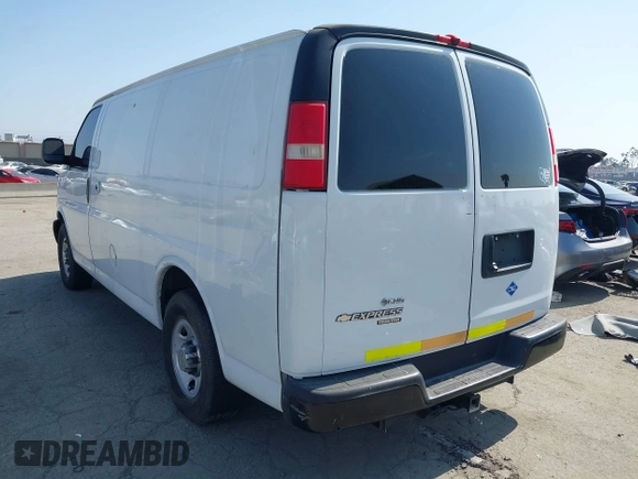 2013 Chevrolet Express Cargo with VIN 1GCWGFCB8D1902532, listed as a IAAI auction lot 42452764 with 95,113 mi miles and . Bid and sale history available at DreamBid. Image 3.