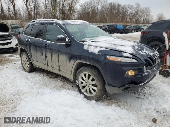 2016 Jeep Cherokee Limited with VIN 1C4PJMDS0GW340514, listed as a Copart auction lot 42939845 with 96,906 mi miles and Salvage Title. Bid and sale history available at DreamBid. Image 4.