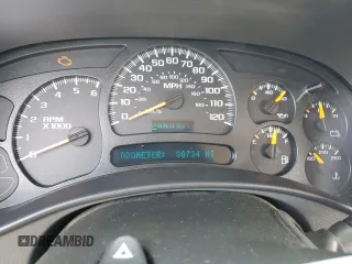 2005 Chevrolet Tahoe Z71 with VIN 1GNEC13T75R266344, listed as a Copart auction lot 62756385 with 88,734 mi miles and Clean title. Bid and sale history available at DreamBid. Image 9.