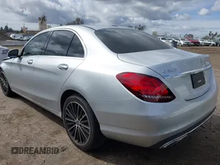 2021 Mercedes-Benz C 300 with VIN W1KWF8DB3MR650886, listed as a IAAI auction lot 41728472 with 26,700 mi miles and . Bid and sale history available at carsss.com. Image 3.