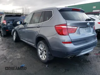 2016 BMW X3 xDrive28i with VIN 5UXWX9C52G0D76406, listed as a Copart auction lot 47112535 with Not Provided miles and Non Repairable. Bid and sale history available at DreamBid. Image 2.