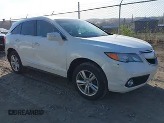 2015 Acura RDX Tech Pkg with VIN 5J8TB4H55FL015973, listed as a IAAI auction lot 42075177 with 134,011 mi miles. Bid and sale history available at carsss.com. Image 1.