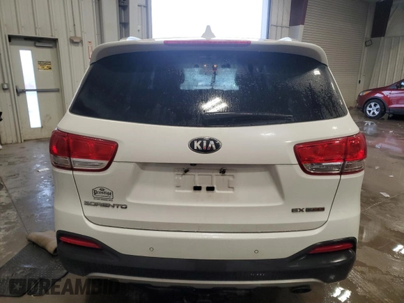 2016 Kia Sorento EX with VIN 5XYPHDA15GG145206, listed as a Copart auction lot 47444515 with 65,206 mi miles and Clean Title. Bid and sale history available at carsss.com. Image 6.