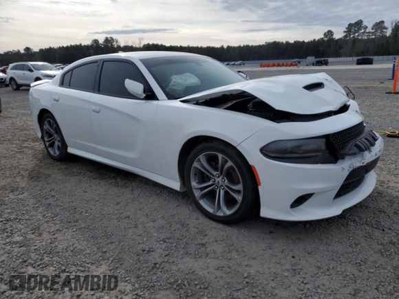 2021 Dodge Charger R/T with VIN 2C3CDXCT7MH524977, listed as a Copart auction lot 88914335 with 73,415 mi miles and Salvage Title. Bid and sale history available at carsss.com. Image 4.
